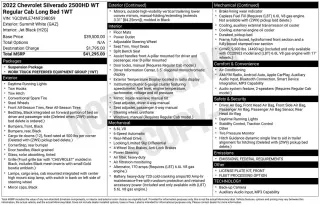 Chevrolet Silverado 2500HD 2022 4x2 Work Truck 2dr Regular Cab LB