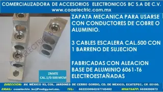 ZAPATA MECANICA 3 CABLES