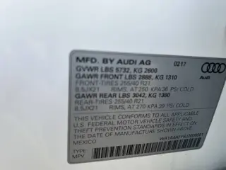 2018 Audi SQ5 3.0T quattro Premium Plus