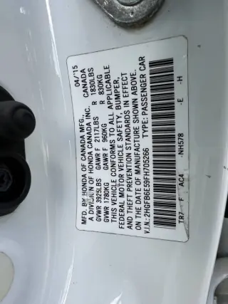 2015 Honda Civic Si
