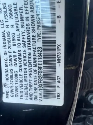 2015 Honda Civic LX