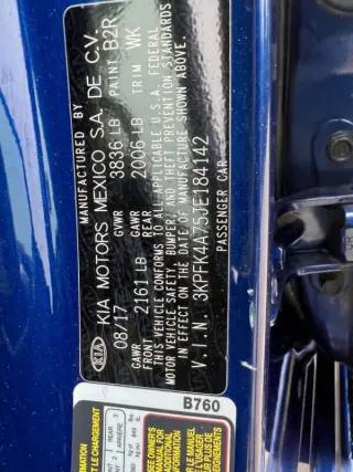 2018 Kia Forte LX