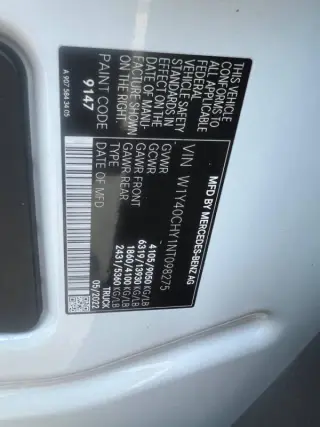 2022 Mercedes-Benz Sprinter 2500