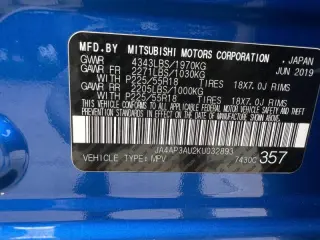 2019 Mitsubishi Outlander Sport ES