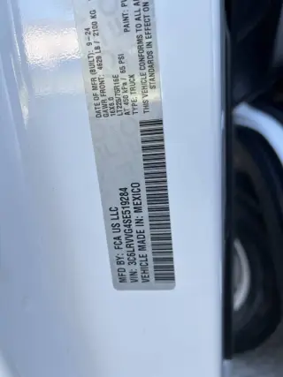 2025 RAM ProMaster Tradesman 2500
