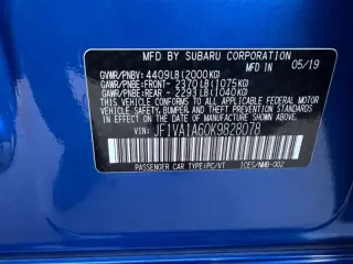 2019 Subaru WRX