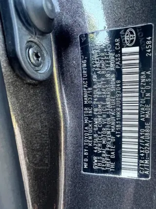 2018 Toyota Camry LE