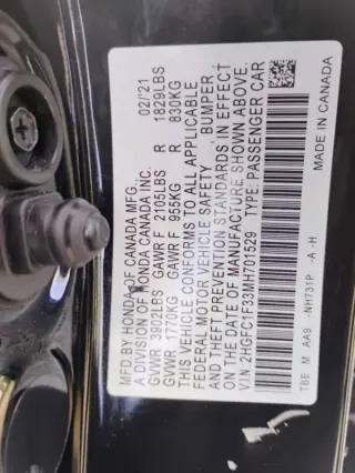 2021 Honda Civic EX