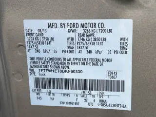 2013 Ford F-150 Lariat