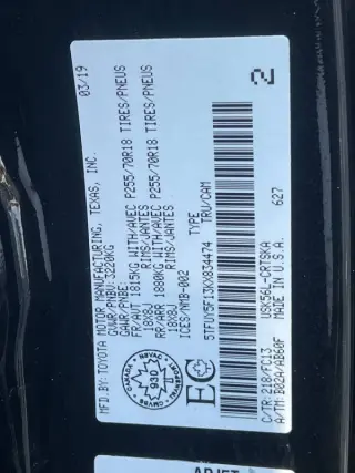 2019 Toyota Tundra SR