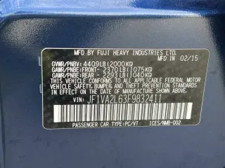 2015 Subaru WRX STI
