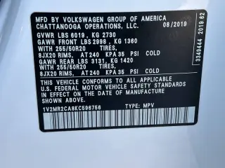 2019 Volkswagen Atlas V6 SEL 4Motion