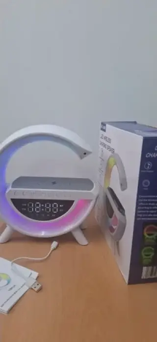 🔊 LED Wireless Charging Speak