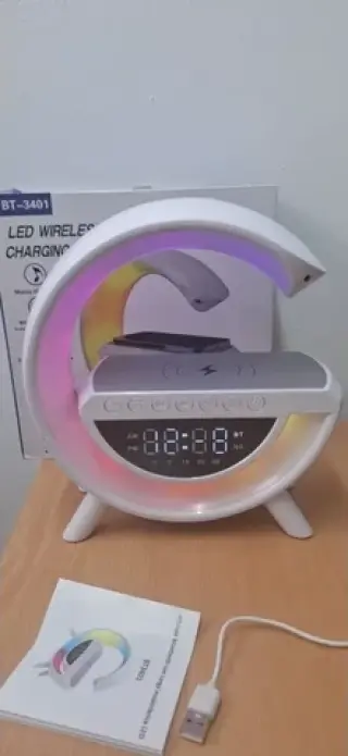 🔊 LED Wireless Charging Speak