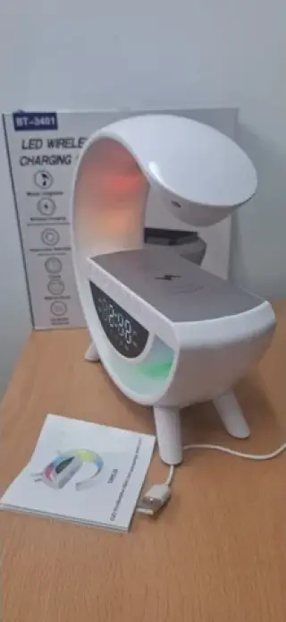 🔊 LED Wireless Charging Speak