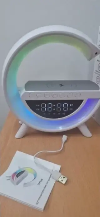 🔊 LED Wireless Charging Speak