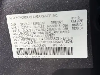 Acura MDX 2019 4dr SUV