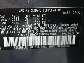 Subaru Legacy 2022 AWD Touring XT 4dr Sedan
