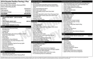 Chrysler Pacifica 2018 Touring L Plus 4dr Mini-Van