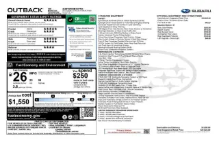 2021 Subaru Outback Touring XT