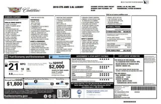 2019 Cadillac CTS 3.6L Luxury