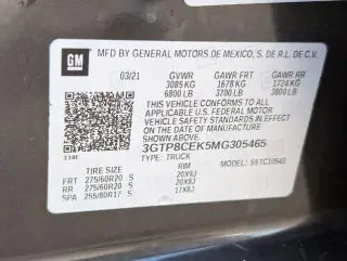GMC Sierra 1500 2021 4x2 Elevation 4dr Crew Cab 5.8 ft. SB