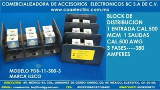 PDB-11-2/0-3 BLOCK DE DISTRI.