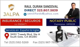 NOTARY SERVICE & SEGUROS AUTO