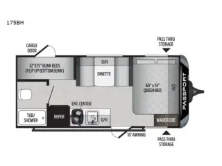 2021 Keystone Passport Passport 175BH