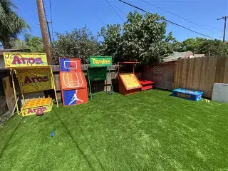 Mini feria juegos para fiestas
