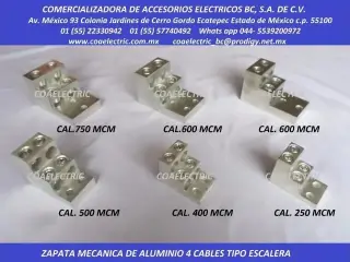 ZAPATA DE 4 CABLES ESC CAL.600
