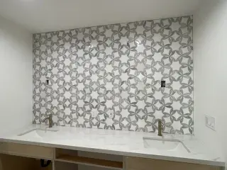 Tile installation and flooring