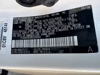 2008 Toyota Sienna LE 7-Passenger