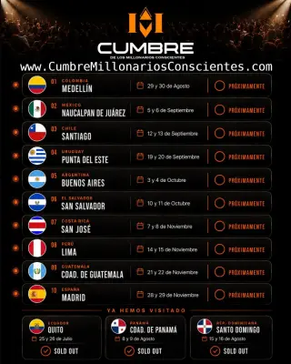 Ven a la Cumbre Millonarios Conscientes 2026 Naucalpan