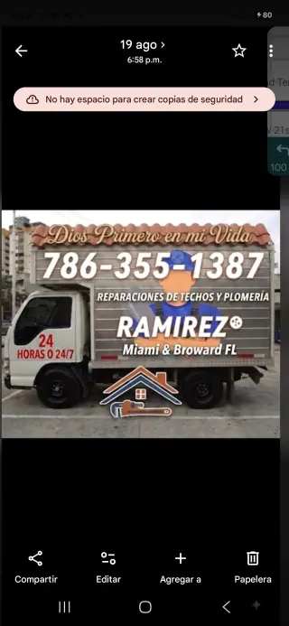 Techero en su área 786-355-1387