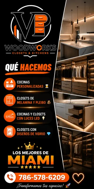 Servicios de Remodelación de Cocina y Closet Modernos