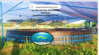 TANQUES CIRCULARES DE ALTA RESISTENCIA PARA CRÍA DE PECES