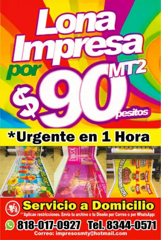 LONAS IMPRESAS MONTERREY w 812 413 85 56