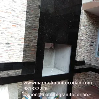 Granito Negro Galaxy elegancia etena