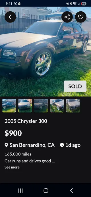 Good car my loss you're gain