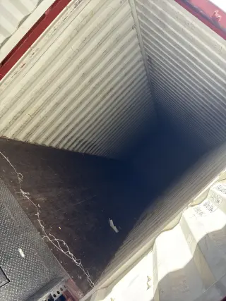 Descarga de container