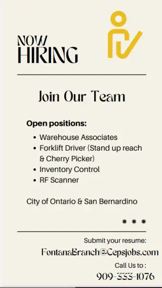 Warehouse Associates | Ontario and San Bernardino