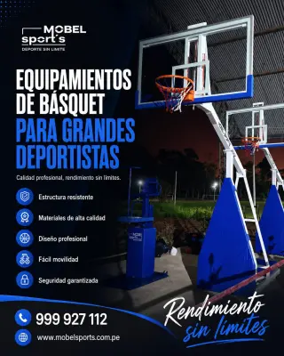 Castillo de basquetbol / plegable / mobel sports