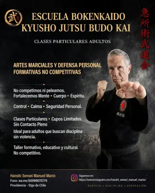 Clases de artes marciales y defensa no competitivas