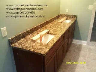 GRANITO GIALLO FIORITO, para tableros de cocina, baños, pisos, paredes