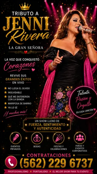 Tributo a Jenni Rivera  Imitadora de Marisela y Gloria Trevi