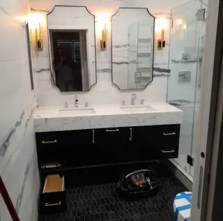 Remodeling bathroom