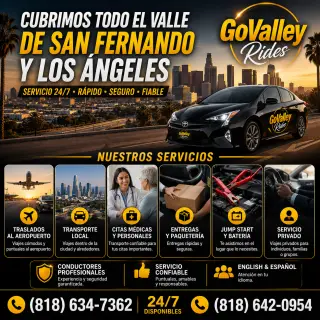 Taxi 24/7 en San Fernando Valley | Viajes a LAX