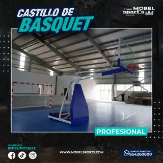Sistema de basquet con ruedas / facil  de movilizar / mobel sports