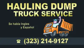 Hauling dump truck service